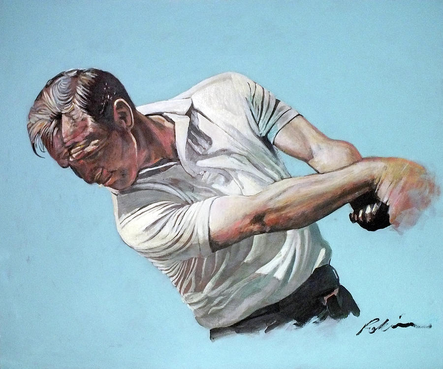 Arnold Palmer Painting - Arnold Palmer- the King by Mark Robinson