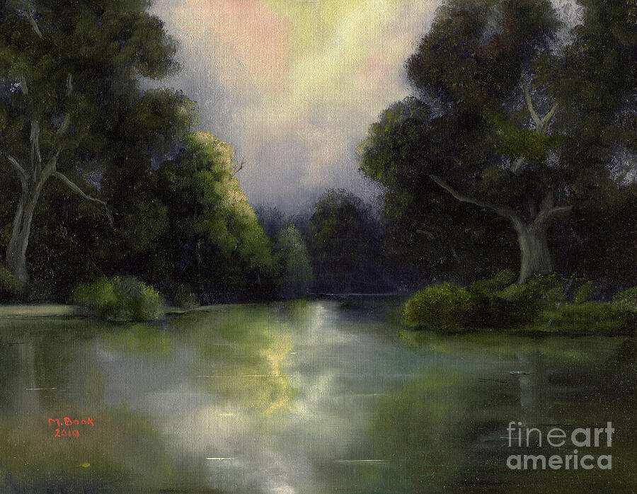 Tree Painting - Around the Bend by Marlene Book