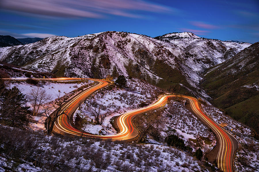Winter Photograph - Around the Bends by Darren White