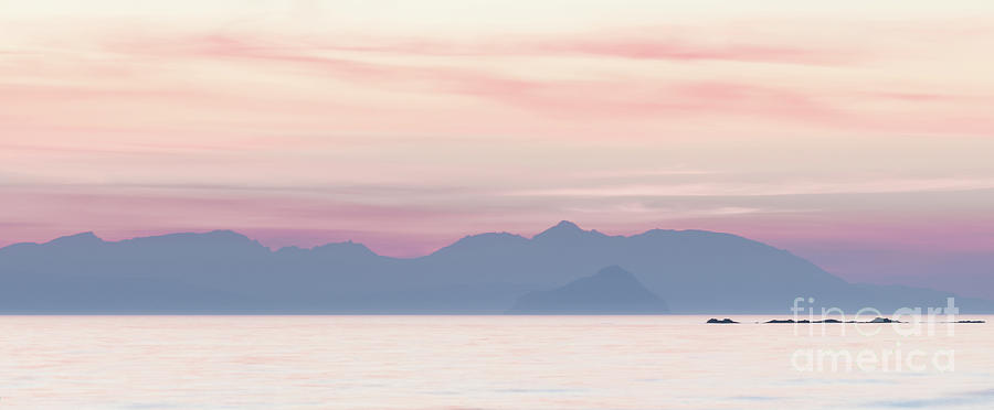 Arran Sunset Photograph by Richard Burdon