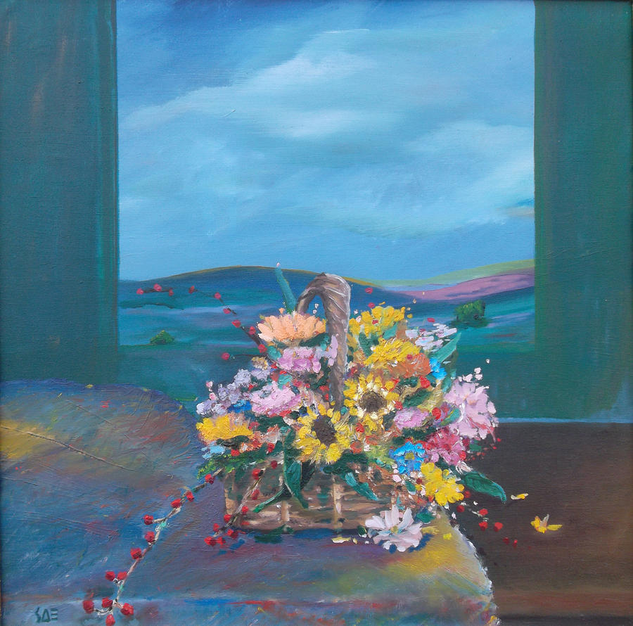 Arranged View Painting by Susan  Esbensen