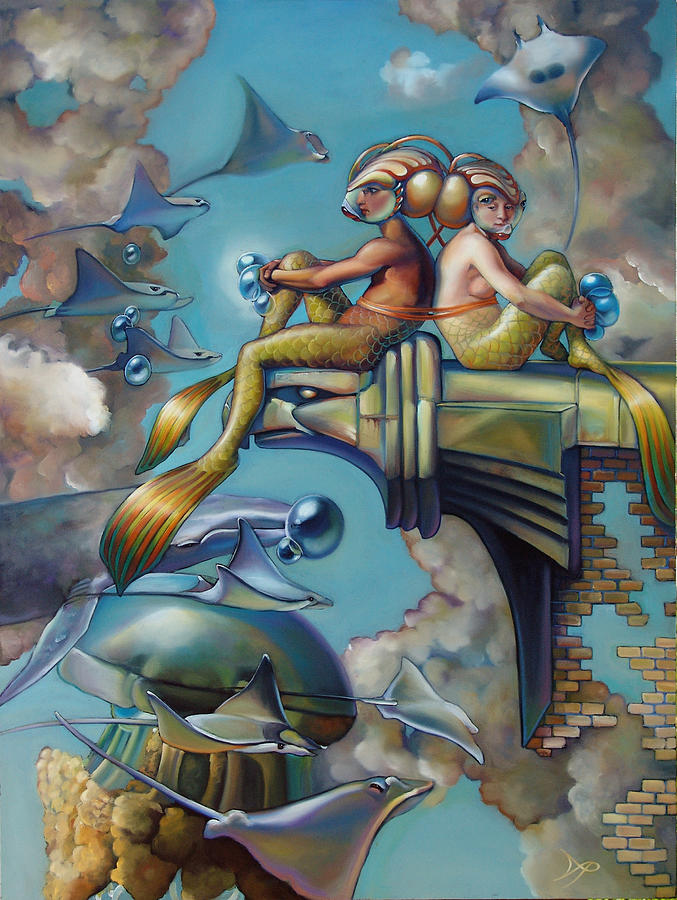Mermaid Painting - Array of Hope and Change by Patrick Anthony Pierson