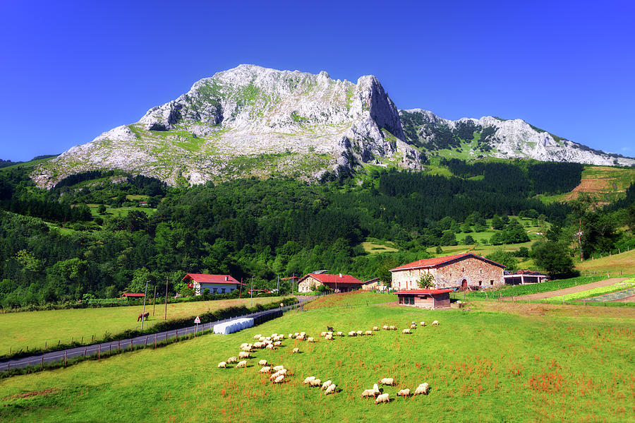 Arrazola village in Basque Country Photograph by Mikel Martinez de Osaba