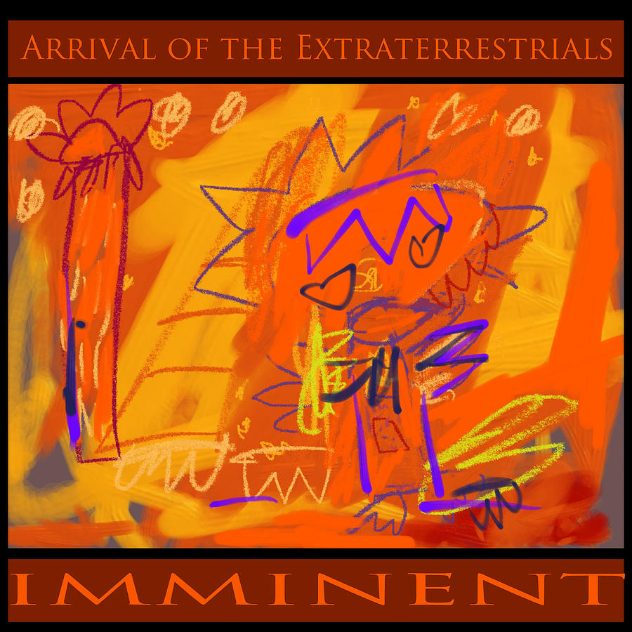 Arrival of the Extraterrestrials Digital Art by Janis Kirstein