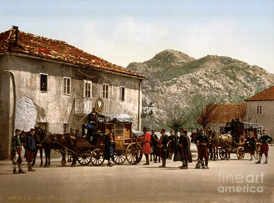 Cetinje Painting - Arrival of the post by Celestial Images