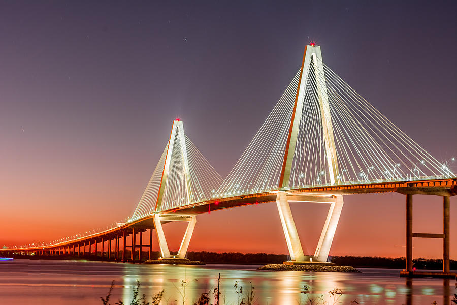 Sunset Photograph - Ar.R.Jr Bridge by RC Pics