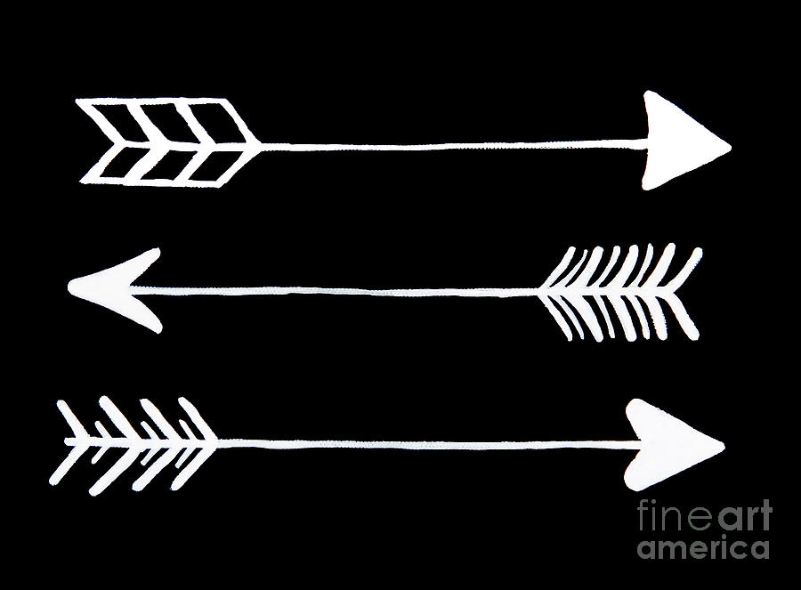 Arrow Design Painting by Lucia Stewart