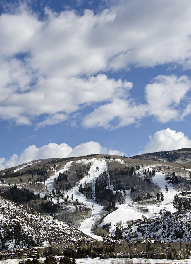 Winter Photograph - Arrowhead Mountain at Beaver Creek Resort - Colorado by Brendan Reals