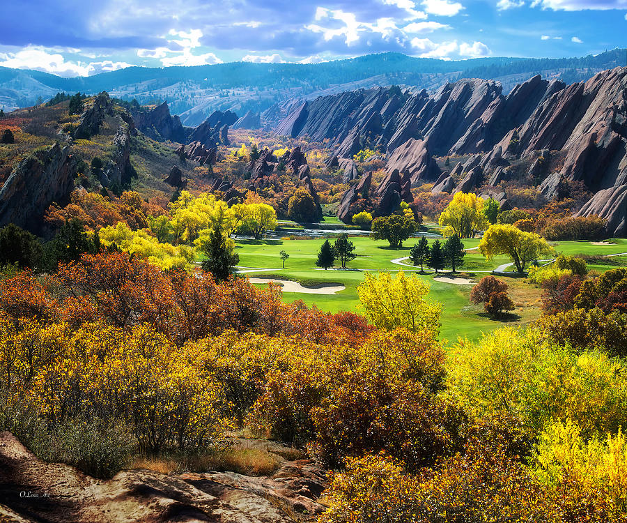 The Arrowhead Golf Club in Roxborough Park, Colorado Photograph by OLena Art