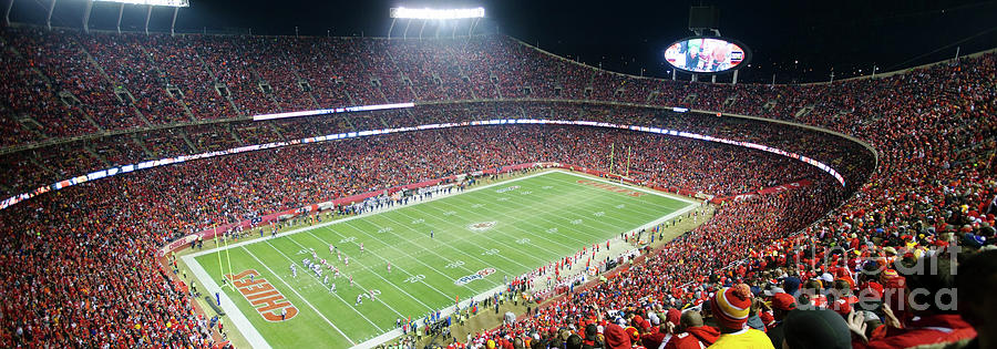 Arrowhead Stadium Kansas City Missouri Photograph by Bill Cobb - Pixels