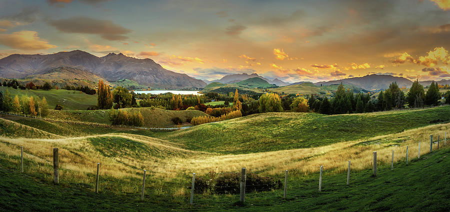 Arrowtown Sunset Photograph by Paul Sommers - Fine Art America