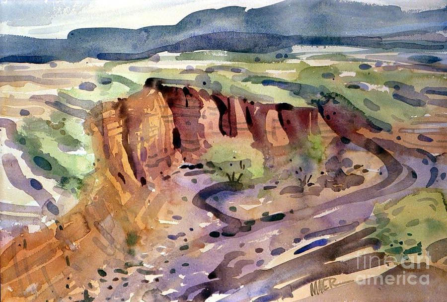 Arroyo Painting by Donald Maier