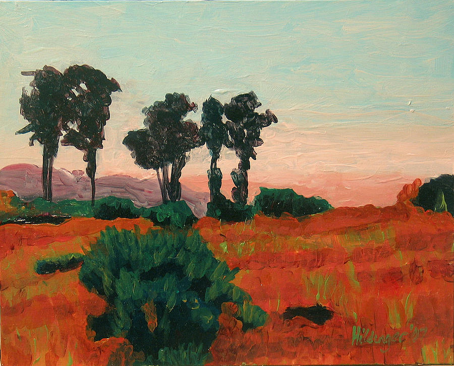 Landscape Painting - Arroyo Grande Vista by Deborah Hildinger