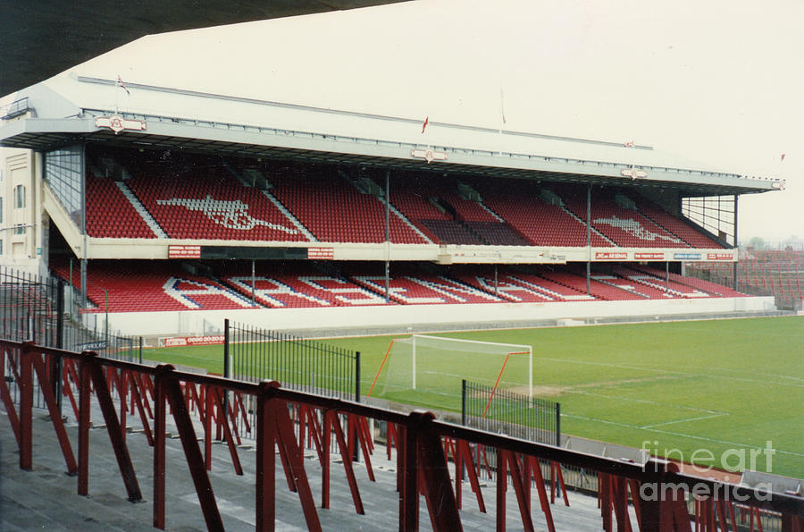 Soccer Photograph - Arsenal - Highbury - West Stand 3 - 1992 by Legendary Football Grounds