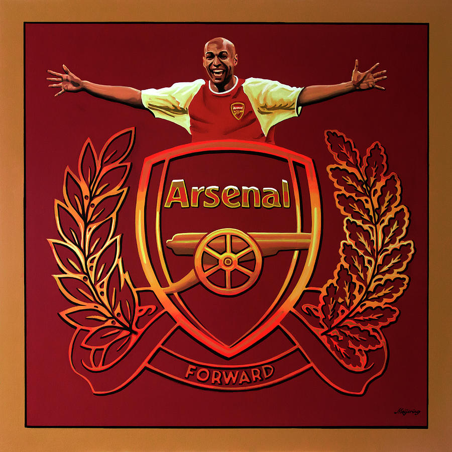 Football Painting - Arsenal London Painting by Paul Meijering