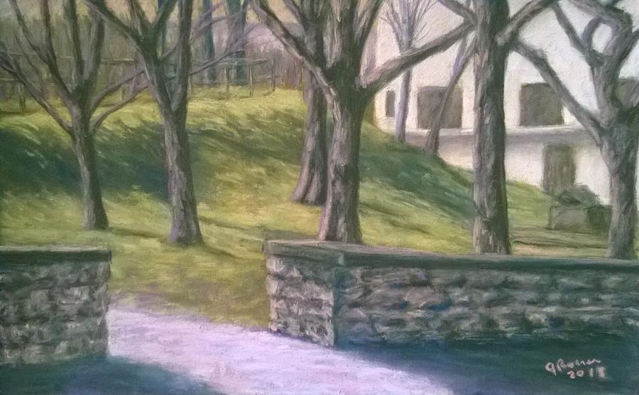Pittsburgh Pastel - Arsenal Park Lawrenceville Pittsburgh PA by Joann Renner
