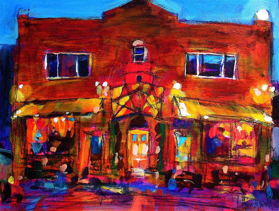 Art Bar Painting by Les Leffingwell