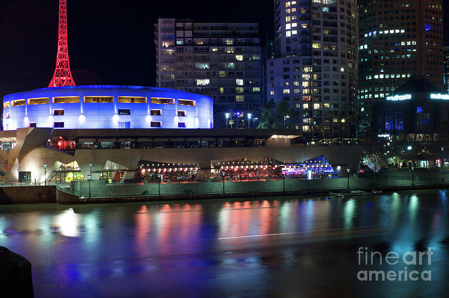 Art Centre Melbourne And Yarra River In Reflection Photograph