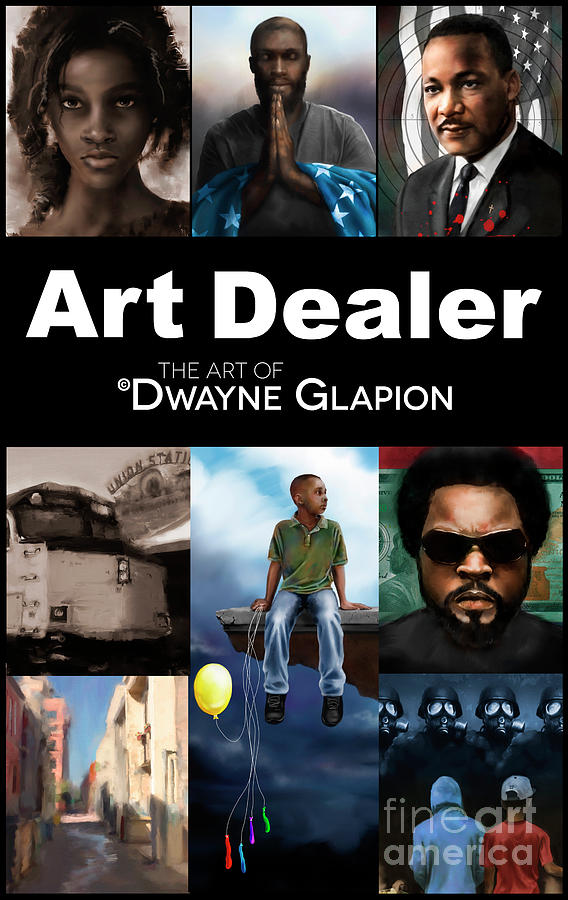 Art Dealer Promo 1 Digital Art by Dwayne Glapion