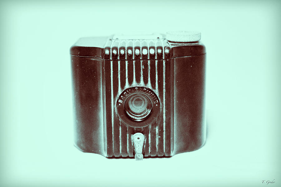Art Deco Baby Brownie Blue Camera Photograph by Tony Grider
