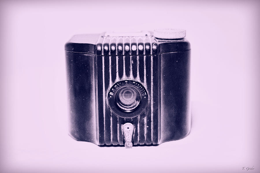 Art Deco Baby Brownie Purple Camera Photograph by Tony Grider