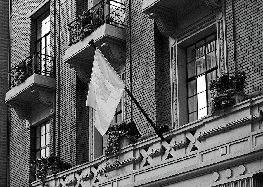 Art Deco Balconies Bw Photograph