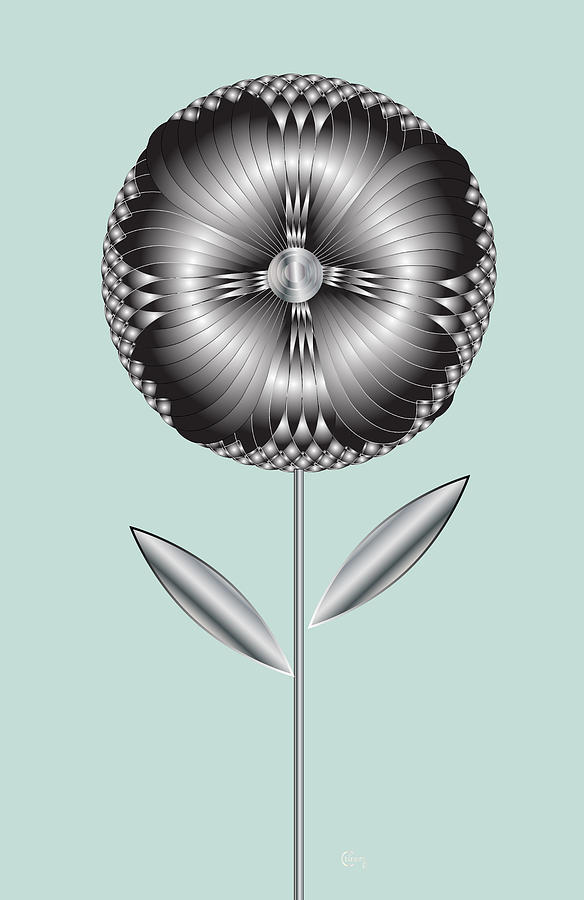 Art Deco Blooming 6 by Cecely Bloom Art Deco Blooming 6 by Cecely Bloom