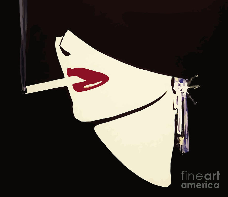 Art Deco Fashion Beauty Painting by Mindy Sommers