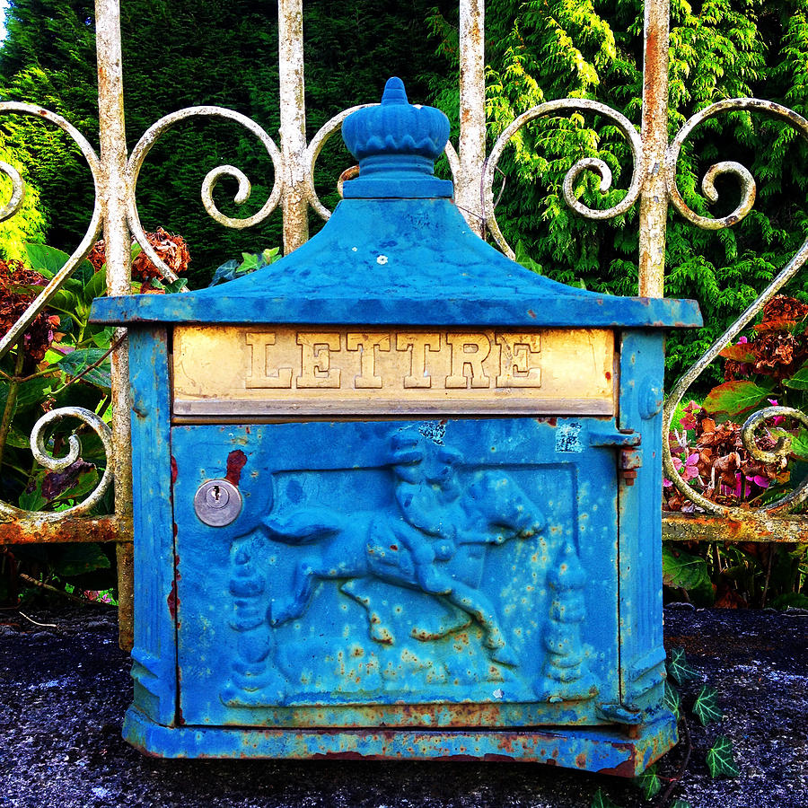 Art deco letterbox Photograph by Seeables Visual Arts