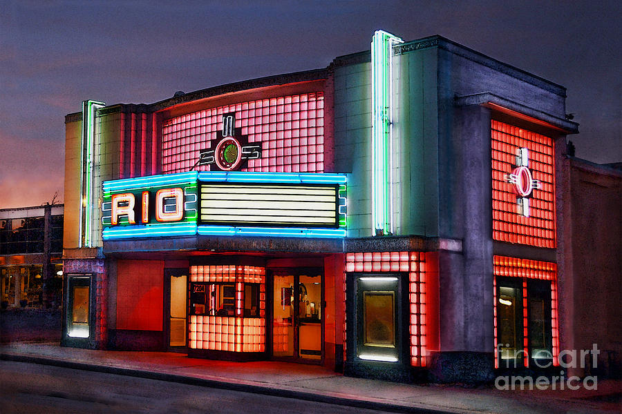 Art Deco Rio Theatre  Photograph by Catherine Sherman