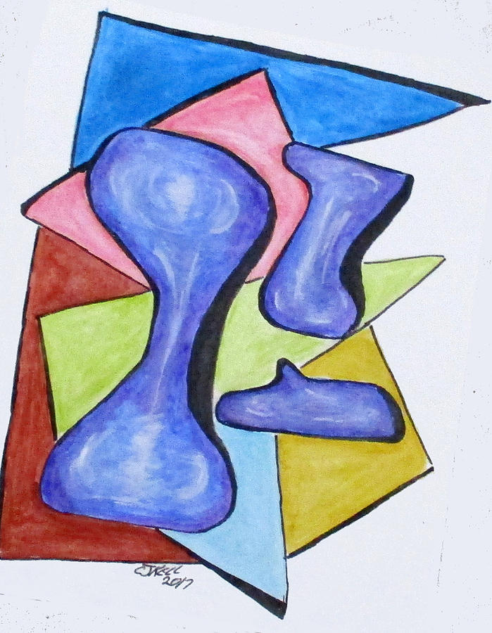 Art Doodle No. 11 Painting by Clyde J Kell