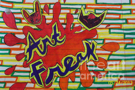 Art Freak Drawing by Melody Simonson - Fine Art America