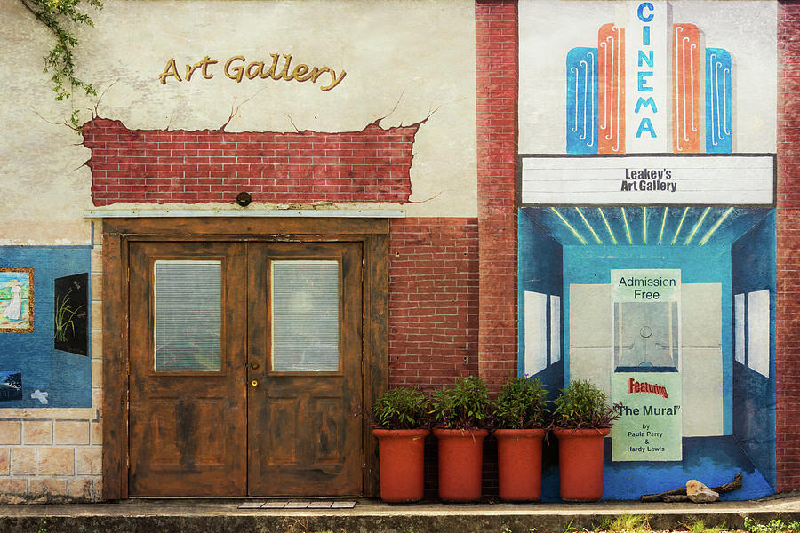 Art Gallery - Cinema - Mural  Photograph by Debra Martz