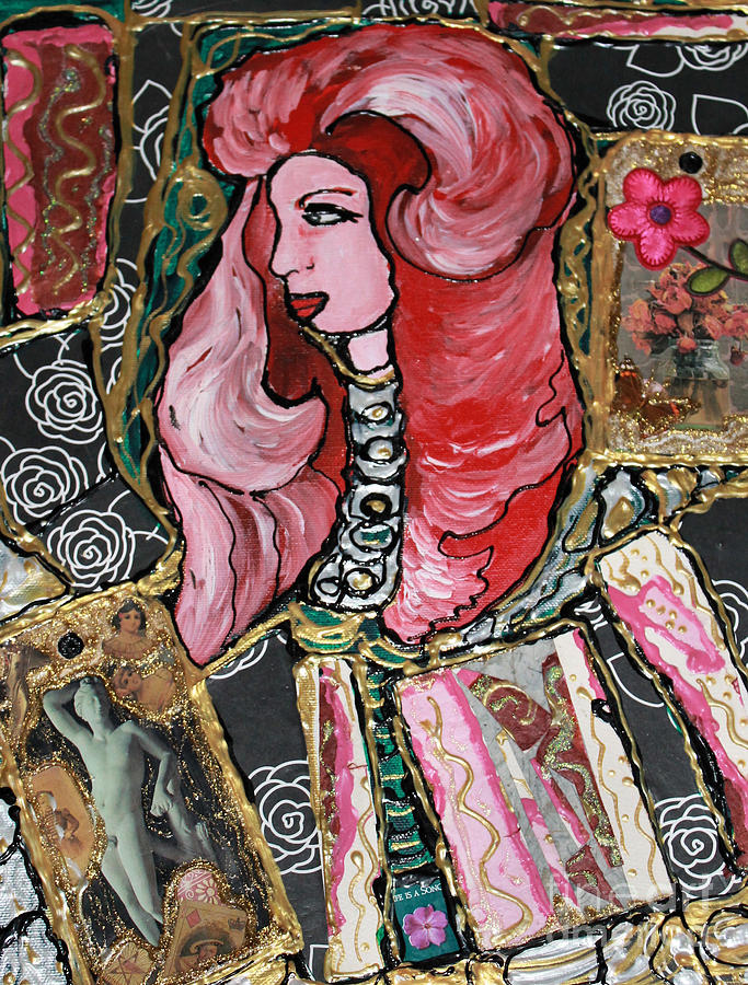 Art Gallery Fairy Mixed Media by Sandy DeLuca - Fine Art America