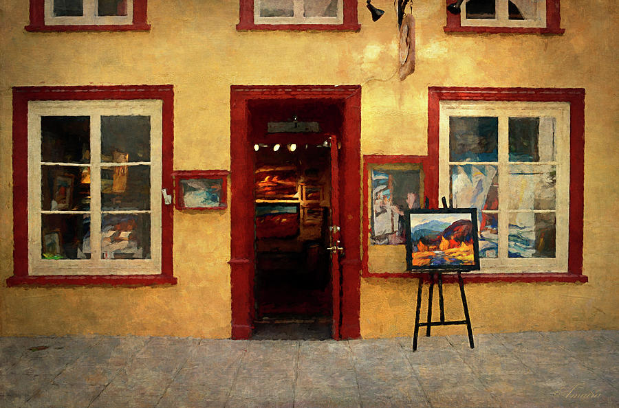Art Gallery, Quebec City Photograph by Maria Angelica Maira