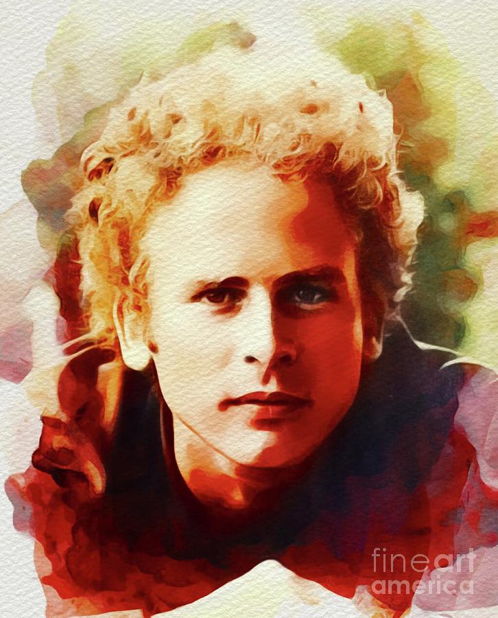 Art Garfunkel, Music Legend Painting by Esoterica Art Agency