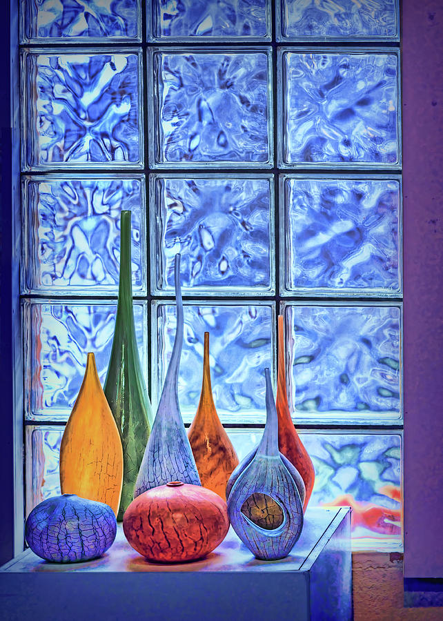 Still Life Photograph - Art Glass Still Life by Nikolyn McDonald
