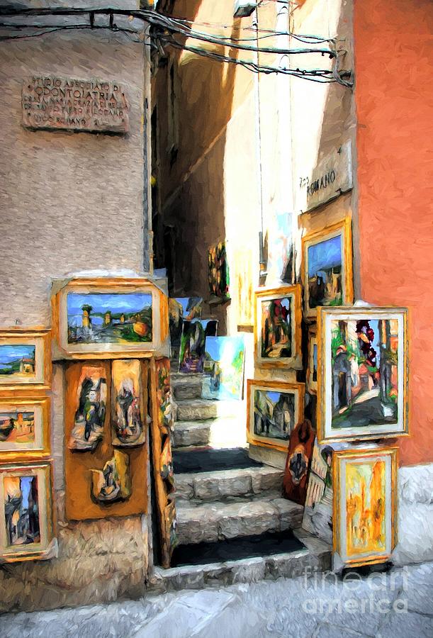 Art In Taormina Photograph by Mel Steinhauer