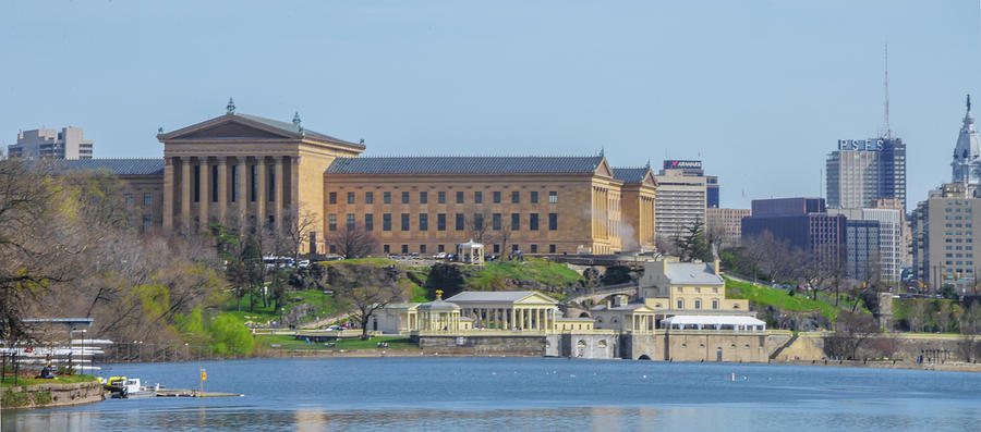 Art Museum and Waterworks - Philadelphia Photograph by Bill Cannon