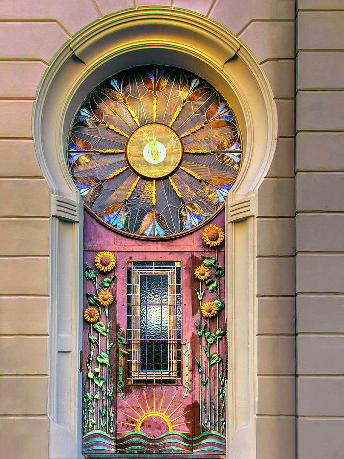 Paris Photograph - Art Nouveau Doorway by Dominic Piperata