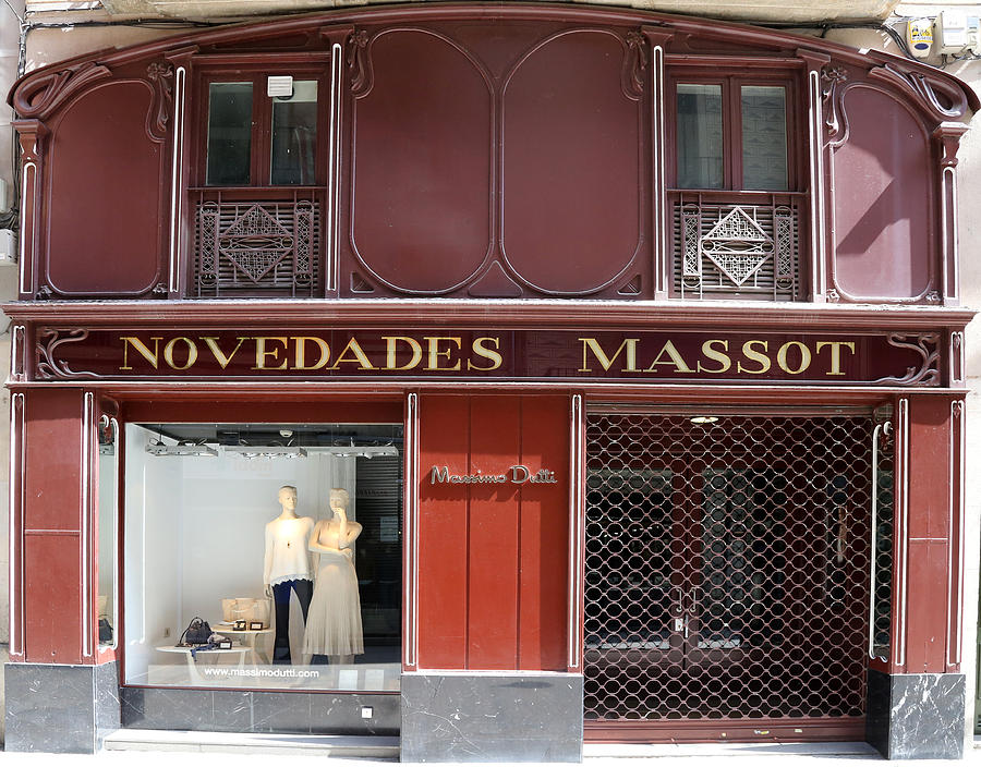 Art Nouveau Storefront 2 Photograph by Andrew Fare