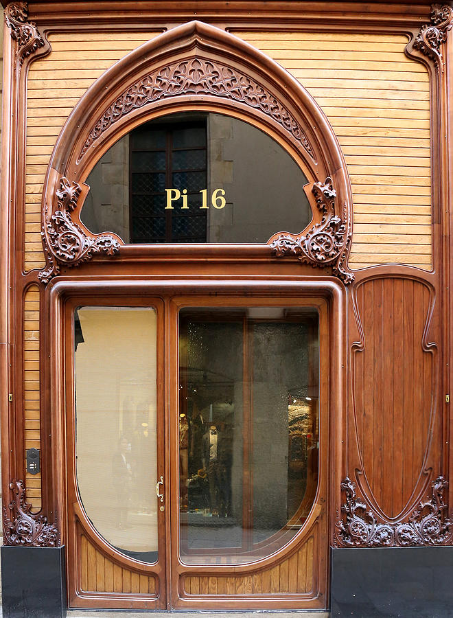 Art Nouveau Storefront Photograph by Andrew Fare