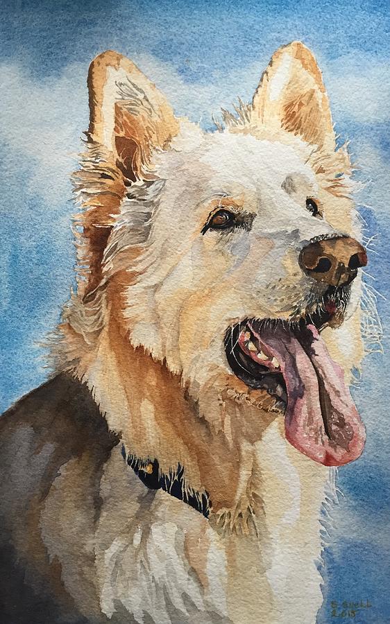 Dog Painting - Arte by Stephanie Snell
