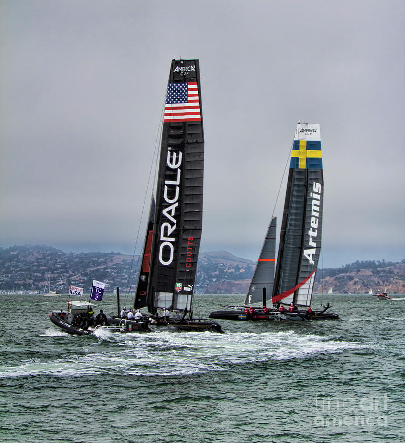 Artemis and Oracle 34th Cup  Photograph by Chuck Kuhn