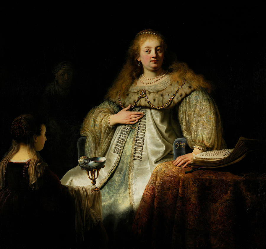Artemisia Painting by Rembrandt