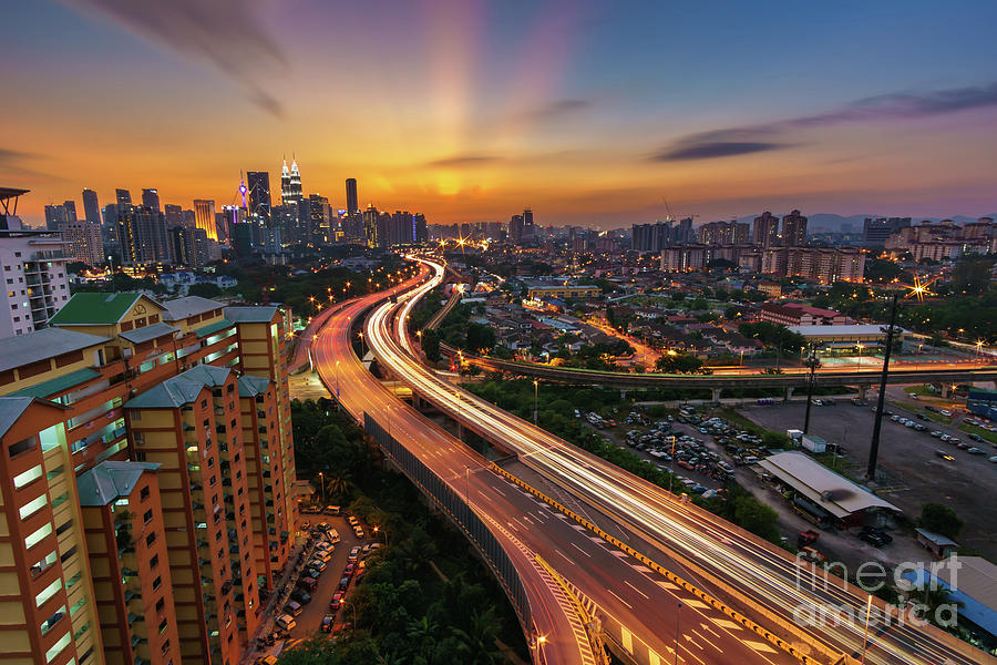 Artery Of Kuala Lumpur Photograph by Kamrul Arifin Mansor