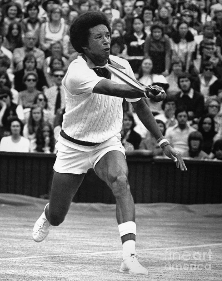 Arthur Ashe Photograph by Granger