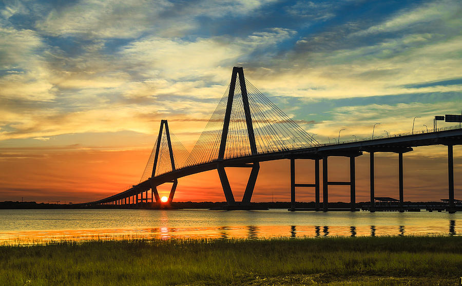 Arthur Ravenel Jr. Bridge - Charleston SC Photograph by Donnie Whitaker