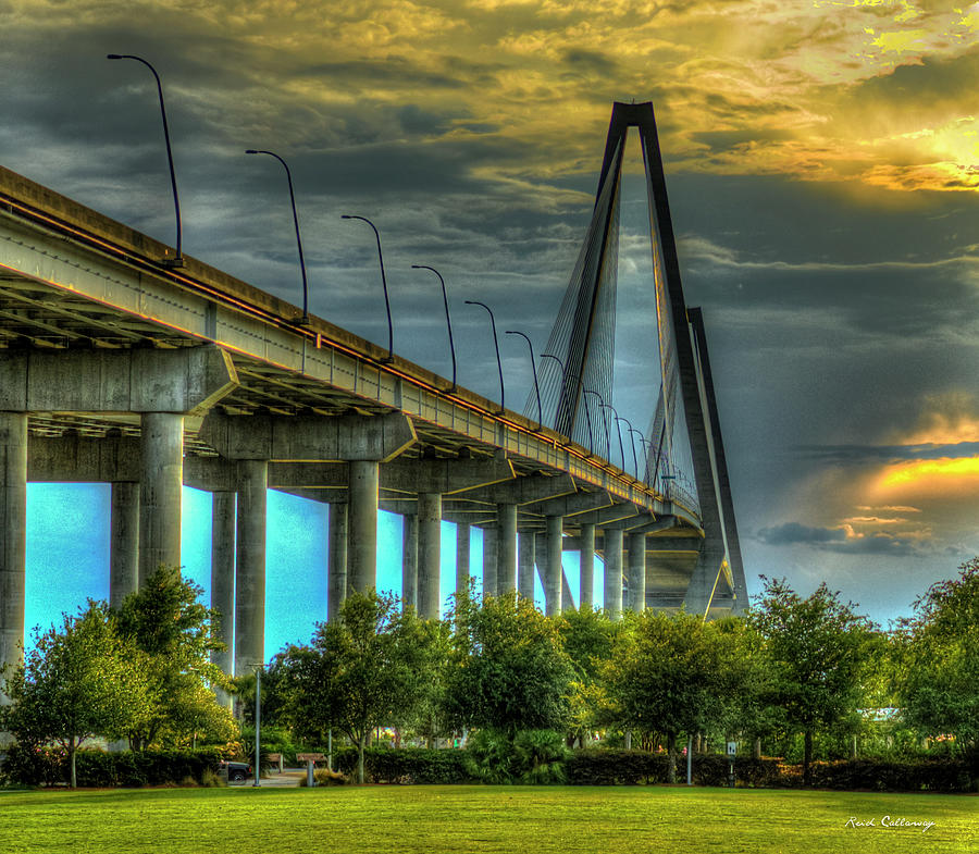 Arthur Ravenel Jr Bridge Charleston South Carolina Art Photograph by Reid Callaway