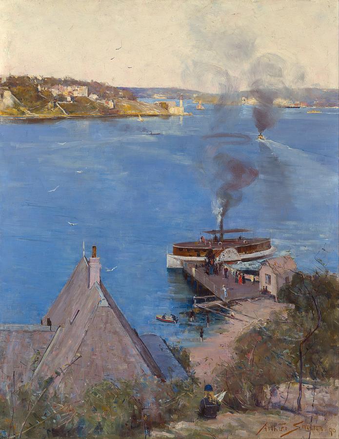 Arthur Streeton - From McMahons Point Painting by Celestial Images